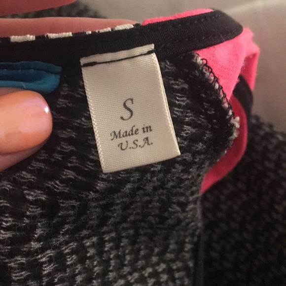 Hot pink, black & white mini dress - Picture 6 of 6